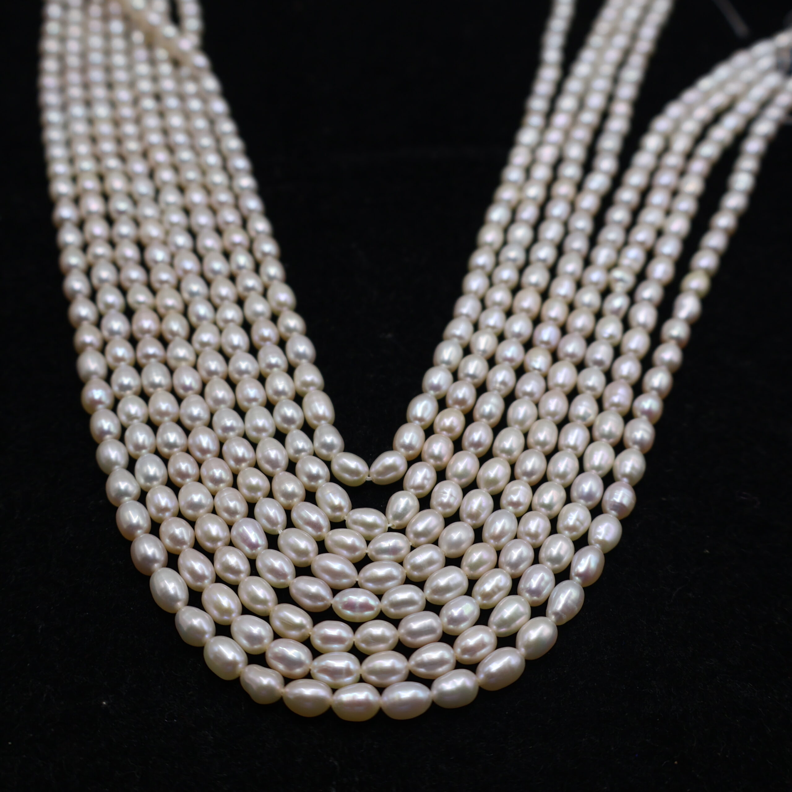 IMG_5525 Cream Colour Oval Shape Lose pearls - Image 1
