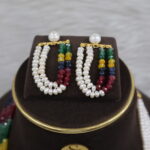 Five-Strand Multi Gemstone Pearl Necklace - Image 5
