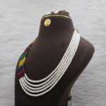 Five-Strand Multi Gemstone Pearl Necklace - Image 3