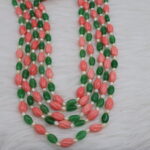 Multi Strand Tulip & Pearls Necklace - Image 3