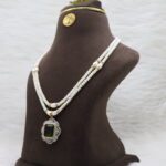 CZ Traditional Pearl Mala - Image 4