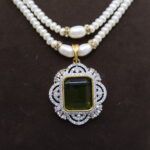 CZ Traditional Pearl Mala - Image 2