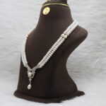 CZ Maharani Pearl Drop Necklace - Image 3