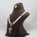 Dual-Strand Pearl Necklace Set - Image 2