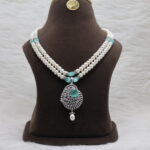 Sea Diamond Pearl Necklace - Image 2
