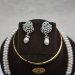 Sea Diamond Pearl Necklace - Image 4