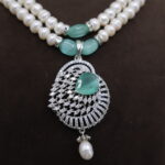 Sea Diamond Pearl Necklace - Image 5