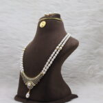 CZ Rajwada Pearls Necklace - Image 4