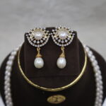 CZ Rajwada Pearls Necklace - Image 2