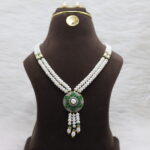 classic South Indian Pearls Necklace - Image 2