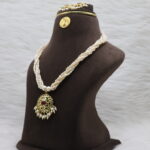 Saptagiri Pearl Cluster Necklace - Image 3