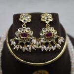 Saptagiri Pearl Cluster Necklace - Image 4