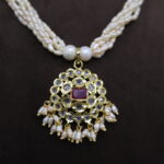 Saptagiri Pearl Cluster Necklace - Image 5