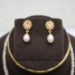 Aura Pink Drop Pearl Necklace - Image 4