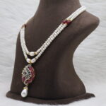 Double Strand Pearl Necklace - Image 3