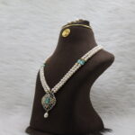 Soft Pastel Stone Peral Necklace - Image 4