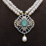 Soft Pastel Stone Peral Necklace - Image 2