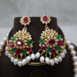 Pearl Necklace Pendant Set - Image 5