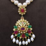 Pearl Necklace Pendant Set - Image 4
