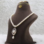 Single Strand Pearl Necklace - Image 3