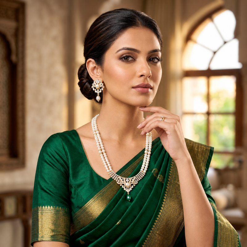Buy Premium Pendant Pearl Necklace Collection For Women