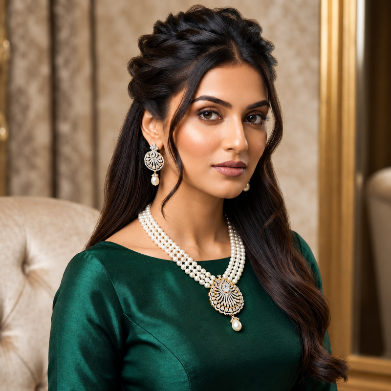 Buy pearl pendant set online