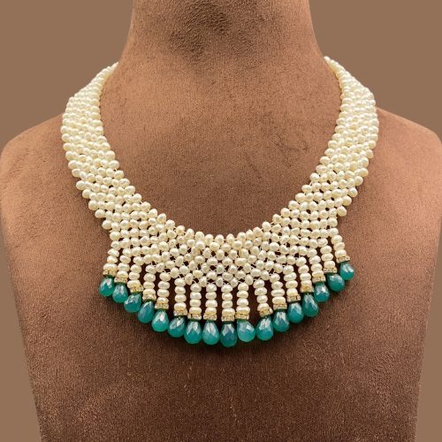 Hyderabadi Pearl Jewellery Set